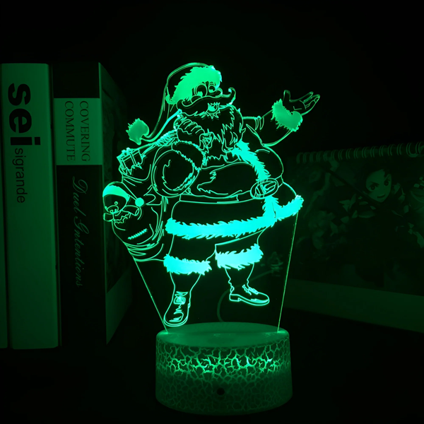 SANTA CLAUS 3D ILLUSION LAMP